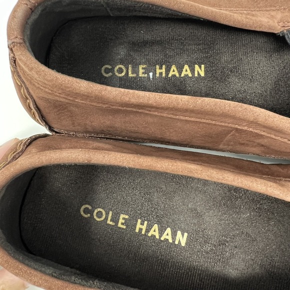 Cole Haan Wyatt Men\'s Size 10 Venetian Driving Loafer Brown Slip On Style C35786 main image 7